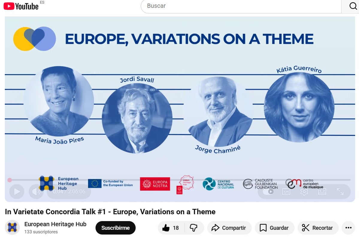 Primer “In Varietate Concordia Talk” impulsado por Europa Nostra