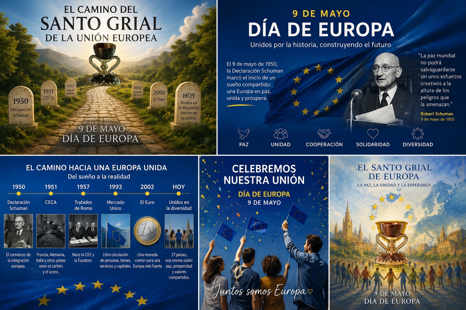 Día de Europa y el Camino del Santo Grial | Cultura y Patrimonio Europeo